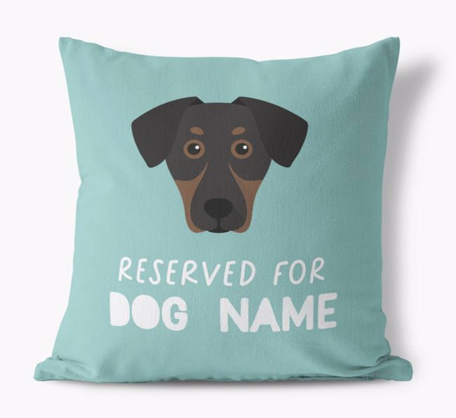 Reserved For: Personalised {breedFullName} Canvas Cushion